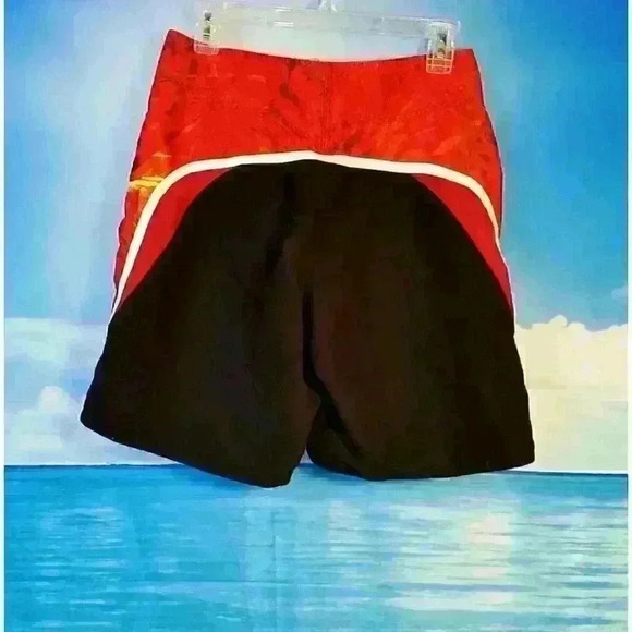 HOBIE Mens BLACK Swim Bathing Suit ZIP Pocket pants bottoms NO LINER size 36 Reg - Picture 4 of 5